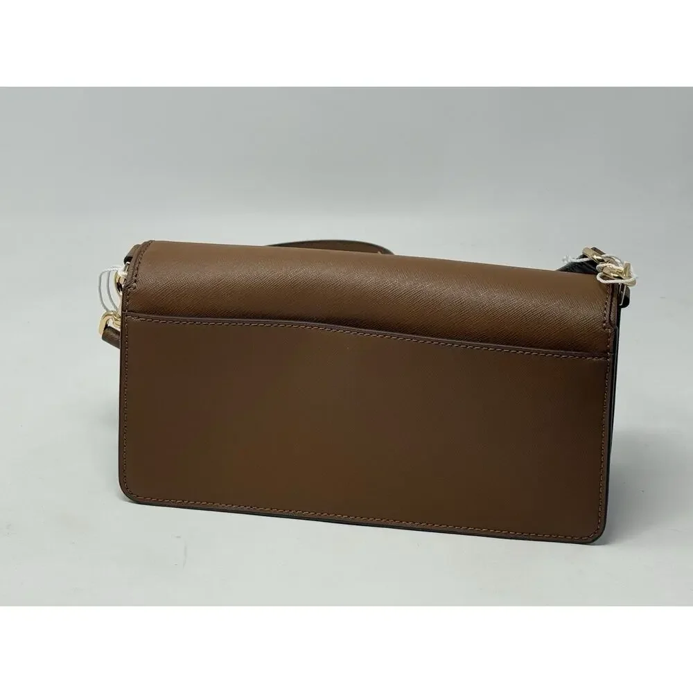 Tory Burch Brown Leather Crossbody Shoulder Bag